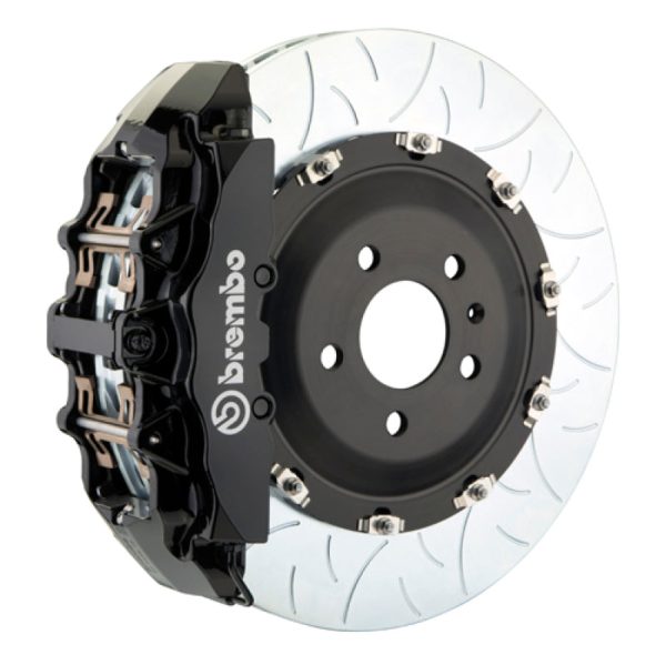 Brembo 00-02 Expedition 2WD Fr GT BBK 8Pis Cast 380x34 2pc Rotor Slotted Type3-Black Sale