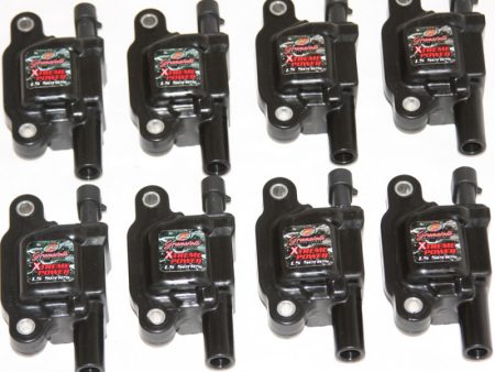 Granatelli 14-23 GM LT Direct Ignition Coil Packs - Black (Set of 8) on Sale