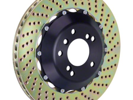 Brembo 03-06 Viper SRT-10 Front 2-Piece Discs 355x32 2pc Rotor Drilled Online Hot Sale