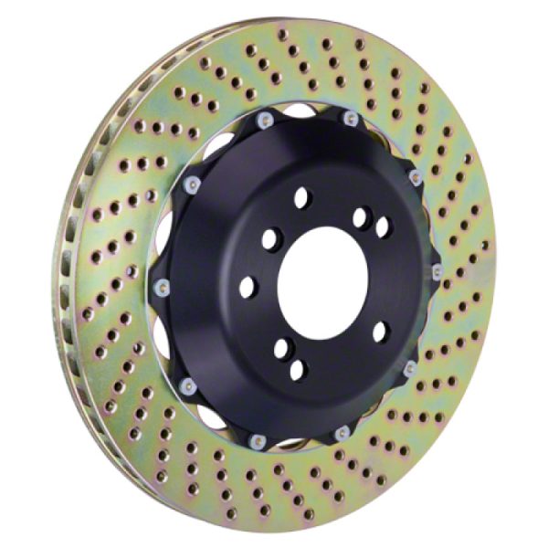 Brembo 03-06 Viper SRT-10 Front 2-Piece Discs 355x32 2pc Rotor Drilled Online Hot Sale